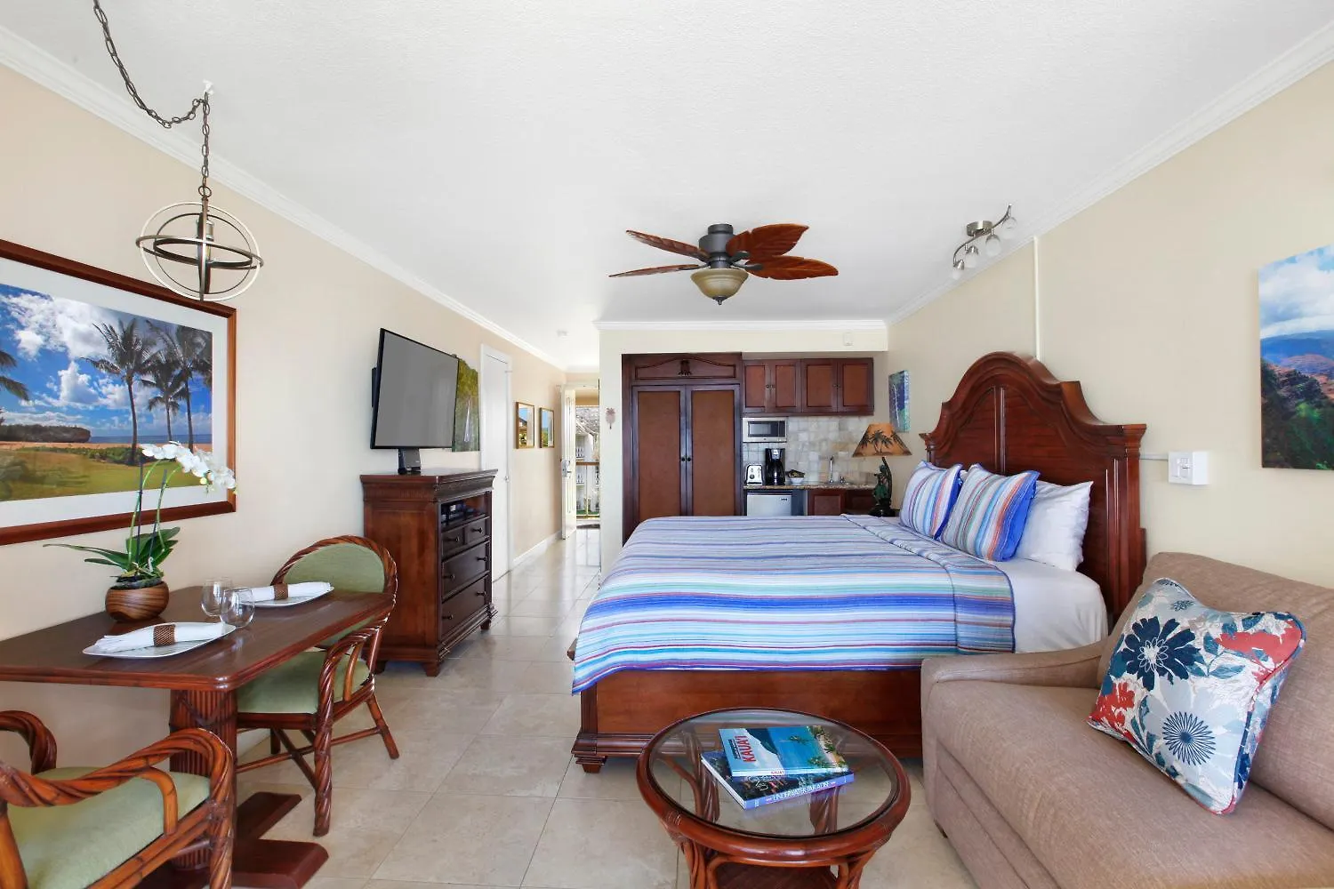 Islander On The Beach 352 Oceanfront *Penthouse* Ac Pool Kapa'a Apartment